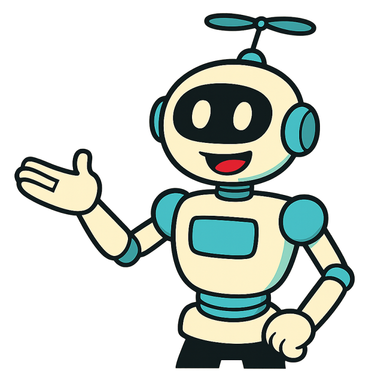 Eduflow de robot die een introductie geeft over Eduflow Consultancy